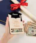 Graduation Gift Money Holder | Laser Engraved Wood Card | Class of 2026